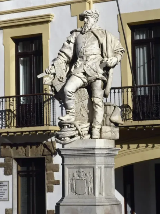 Framed Print : Statue of Juan Sebastian Elcano (1476-1526) by Ricardo Framed Print : Statue of Juan Sebastian Elcano (1476-1526) by Ricardo