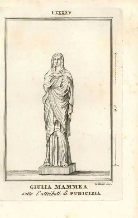 Framed Print : Statue of Julia Avita Mamaea with the attributes Framed Print : Statue of Julia Avita Mamaea with the attributes