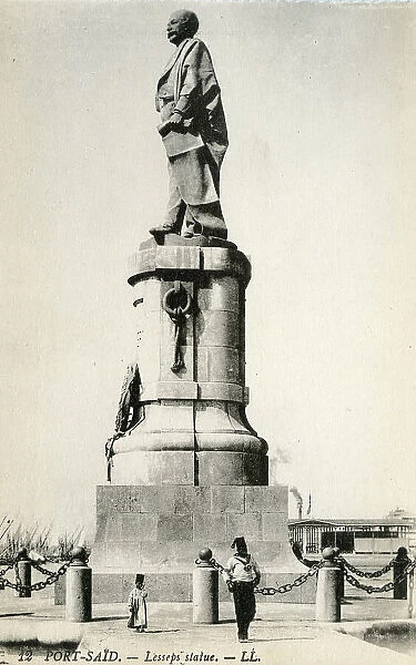 Statue of Lesseps, Port Siad, Egypt