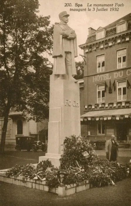 Framed Print : Statue of Marshal Foch - Spa, Belgium