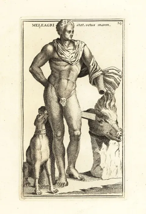 Framed Print : Statue of Meleager, mythical hero of Aetolia Framed Print : Statue of Meleager, mythical hero of Aetolia