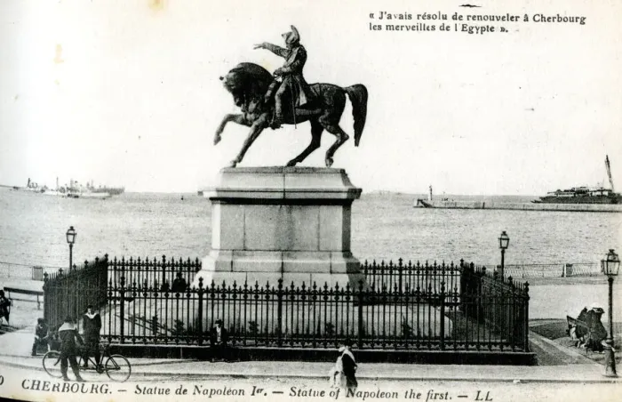 Framed Print : Statue of Napoleon I, Cherbourg, France Framed Print : Statue of Napoleon I, Cherbourg, France