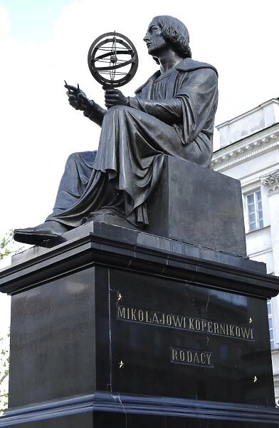 Statue of Nicolaus Copernicus (1473-1543) by Thorvaldsen (17