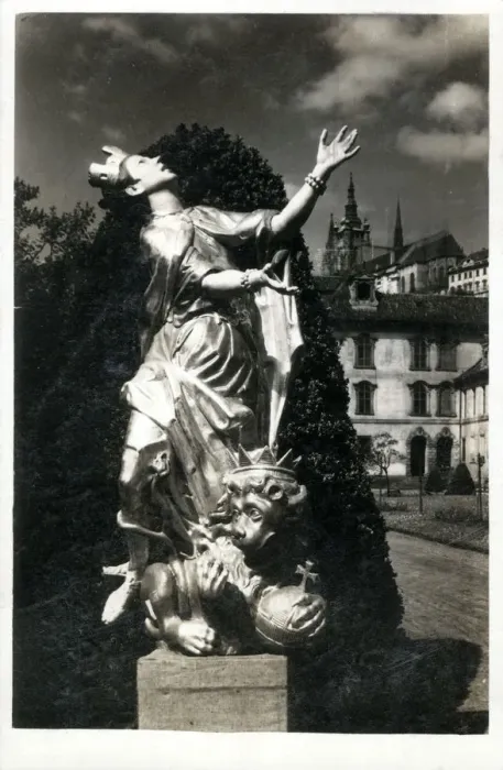 Framed Print : Statue in Prague - Czech Republic Framed Print : Statue in Prague - Czech Republic
