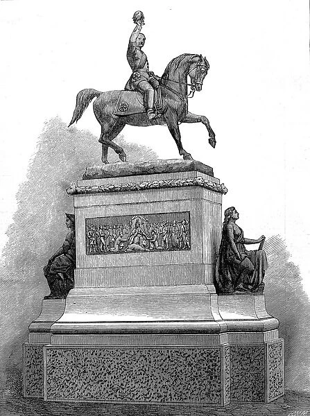 Statue of Prince Albert in Holborn, London, 1874