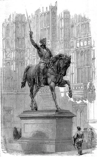 Statue of Richard I of England at Westminster, 1861