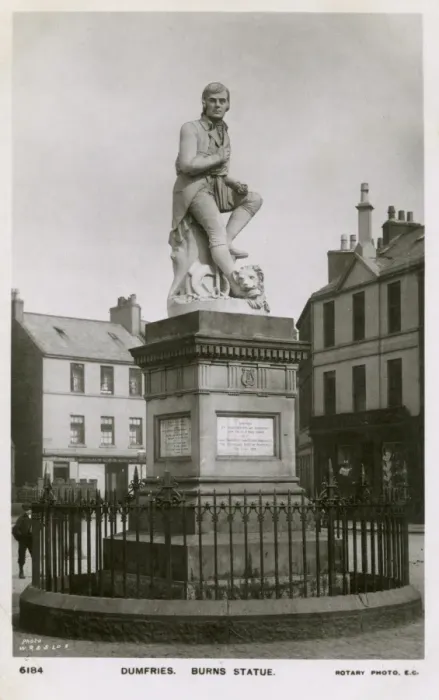 Framed Print : The Statue of Robert Burns, Dunfries Framed Print : The Statue of Robert Burns, Dunfries