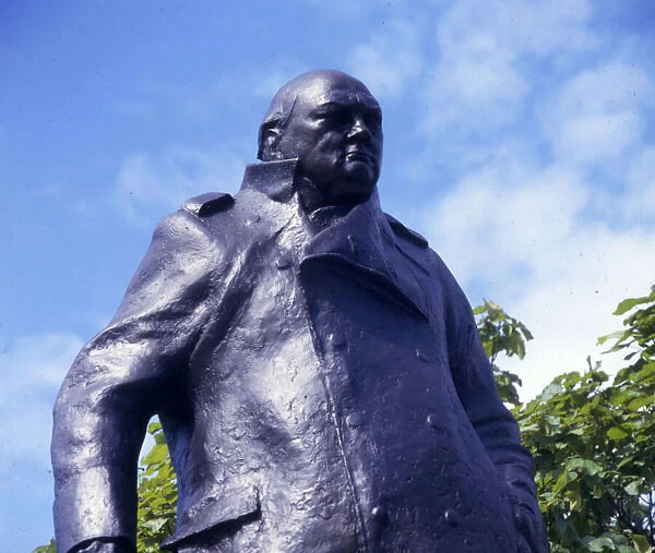Statue of Winston Churchill - Parliament Square, London