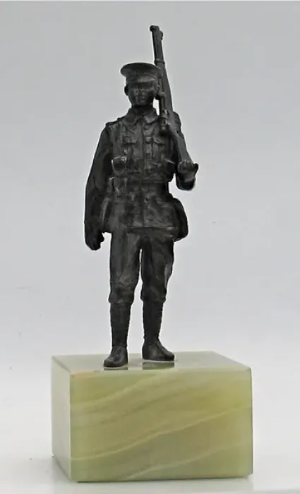 Framed Print : Statuette of a 1914 Tommy Framed Print : Statuette of a 1914 Tommy
