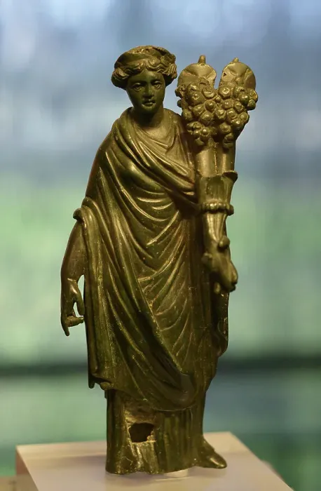 Framed Print : Statuette of the goddess Fortuna. 1st century Framed Print : Statuette of the goddess Fortuna. 1st century