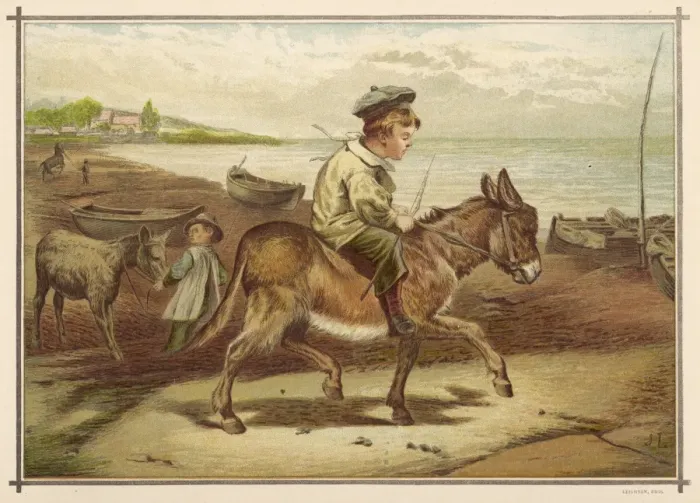 Framed Print : Stealing a Ride 1884 Framed Print : Stealing a Ride 1884
