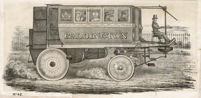 Framed Print : Steam Bus London Framed Print : Steam Bus London