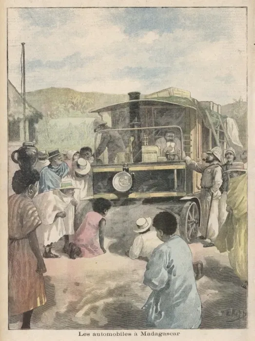 Framed Print : Steam Cars Madagascar Framed Print : Steam Cars Madagascar