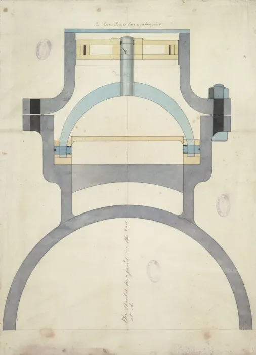 Framed Print : Steam cylinder and piston section Framed Print : Steam cylinder and piston section
