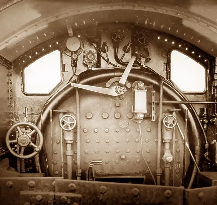 Framed Print : Steam engine cab Framed Print : Steam engine cab
