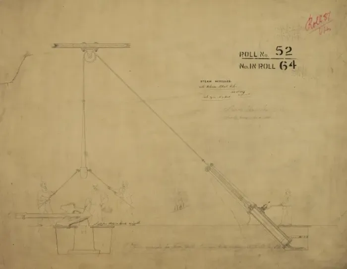 Framed Print : Steam hercules with Wilsons patent valve