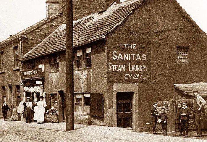 Framed Print : Steam Laundry, Bramley Framed Print : Steam Laundry, Bramley