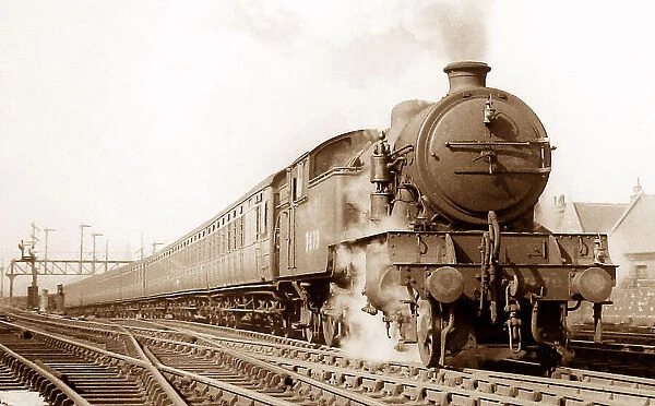 Steam locomotive No 7679 in 1930