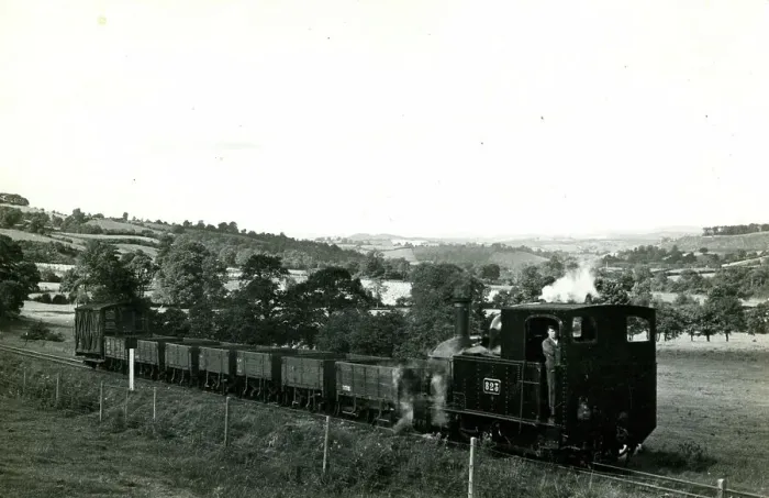 Framed Print : Steam Railway small gauge goods train No. 823 Framed Print : Steam Railway small gauge goods train No. 823