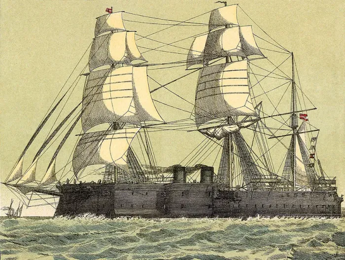 Framed Print : Steam and Sails Date: 1880 Framed Print : Steam and Sails Date: 1880