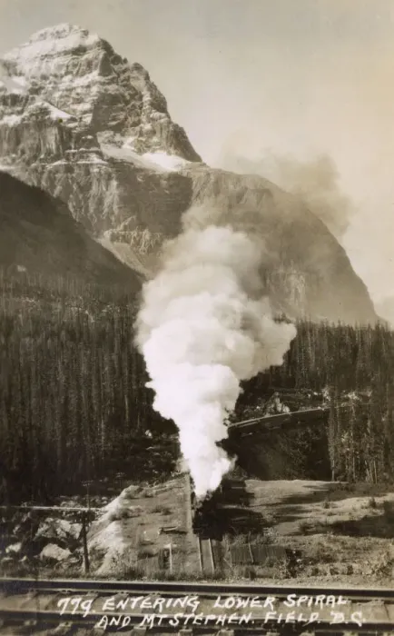 Framed Print : Steam train in British Columbia, Canada Framed Print : Steam train in British Columbia, Canada
