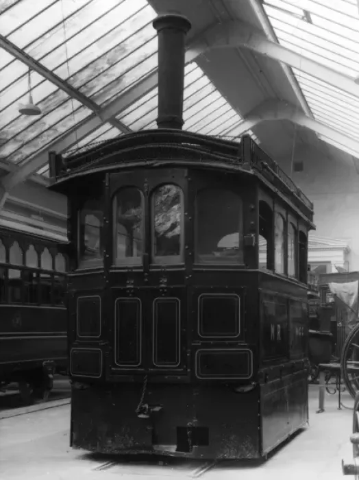 Framed Print : Steam Tram 1882 Framed Print : Steam Tram 1882