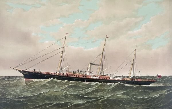 Steam yacht Namouna: the property of James Gordon Bennett, E