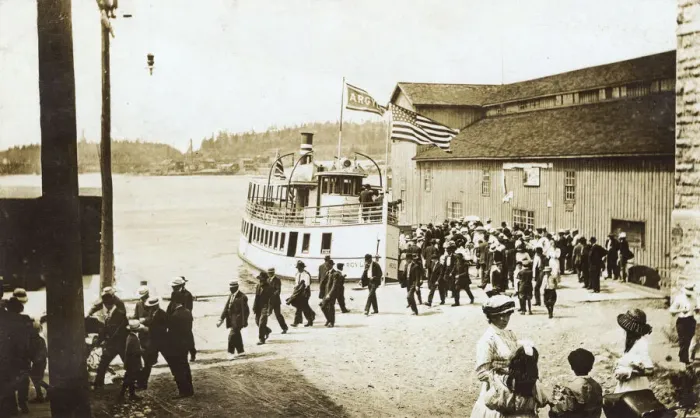 Framed Print : Steamer Argyle at Kenora ferry landing, Ontario, Canada Framed Print : Steamer Argyle at Kenora ferry landing, Ontario, Canada