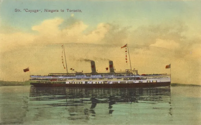 Framed Print : Steamer Cayuga, Niagara to Toronto, Canada