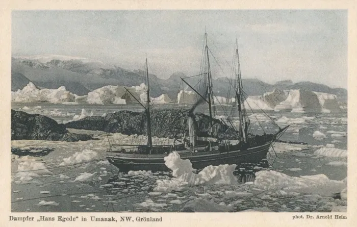 Framed Print : Steamer Hans Egede at Uummannaq, Greenland Framed Print : Steamer Hans Egede at Uummannaq, Greenland