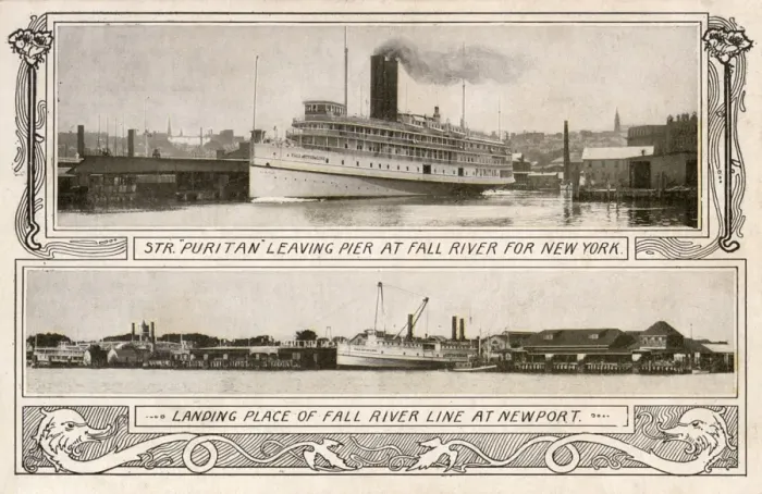 Framed Print : Steamers of the Fall River Line, Massachusetts, USA Framed Print : Steamers of the Fall River Line, Massachusetts, USA