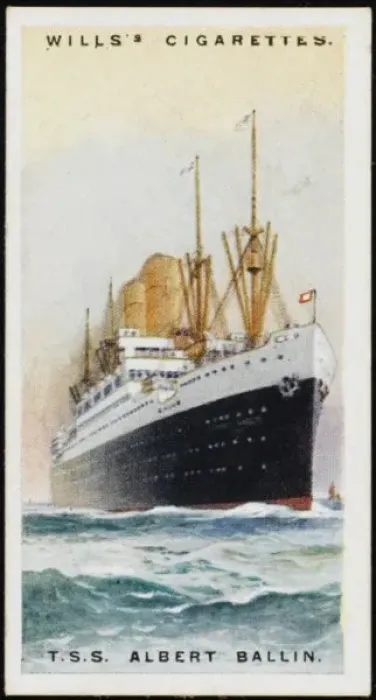 Framed Print : Steamship Albert Ballin Framed Print : Steamship Albert Ballin
