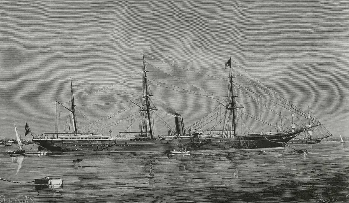 Framed Print : Steamship Antonio Lopez from Compania Trasatlantica Espanola Framed Print : Steamship Antonio Lopez from Compania Trasatlantica Espanola