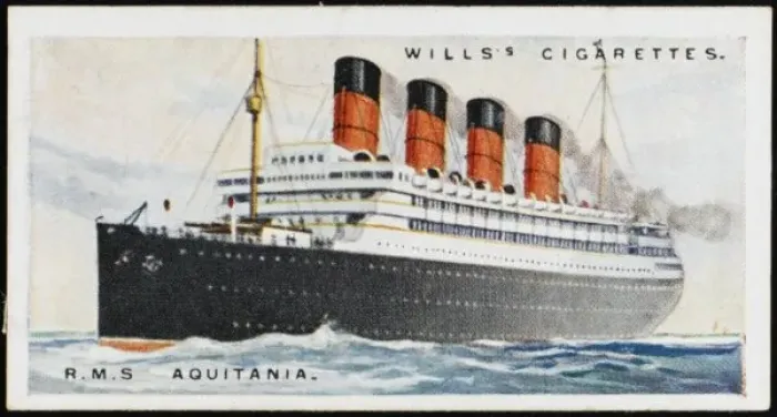Framed Print : STEAMSHIP AQUITANIA Framed Print : STEAMSHIP AQUITANIA