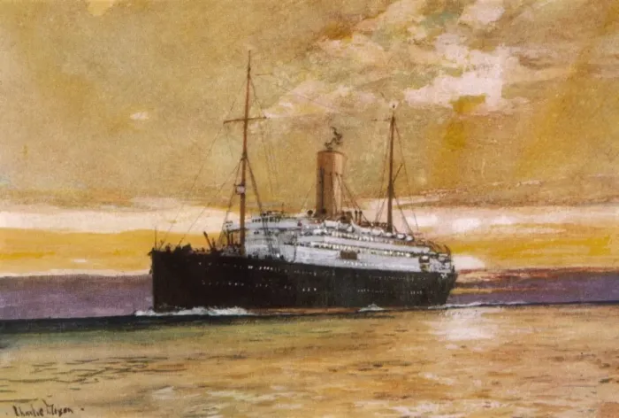 Framed Print : Steamship Arcadian Framed Print : Steamship Arcadian