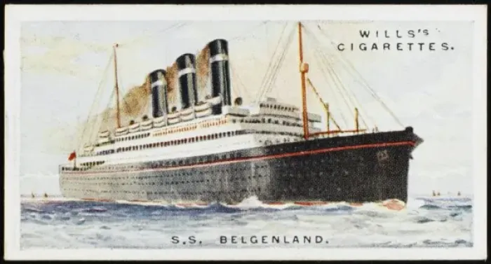 Framed Print : STEAMSHIP BELGENLAND Framed Print : STEAMSHIP BELGENLAND