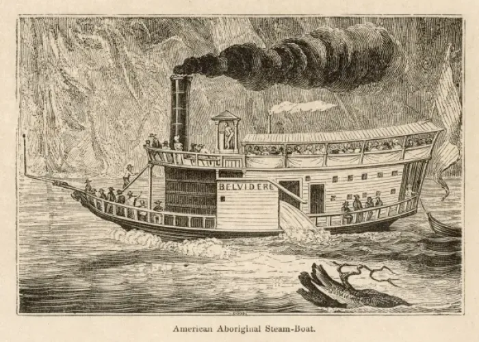 Framed Print : Steamship Belvidere Framed Print : Steamship Belvidere