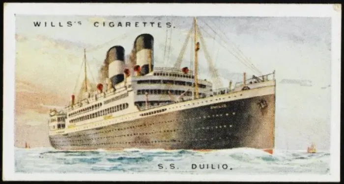 Framed Print : STEAMSHIP DUILIO Framed Print : STEAMSHIP DUILIO