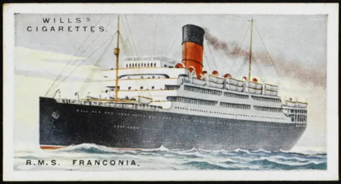 Framed Print : STEAMSHIP FRANCONIA Framed Print : STEAMSHIP FRANCONIA