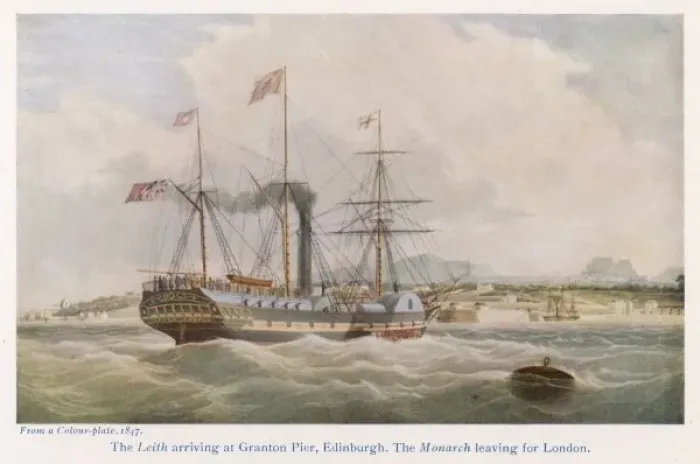 Framed Print : Steamship Leith 1847