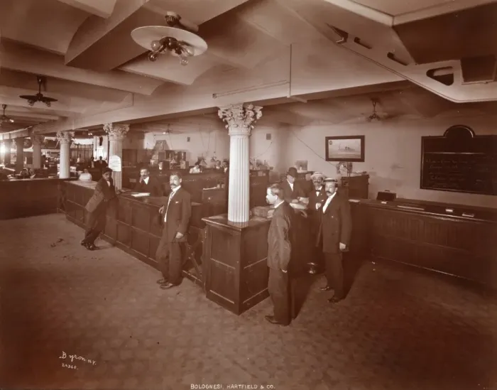 Framed Print : Steamship offices