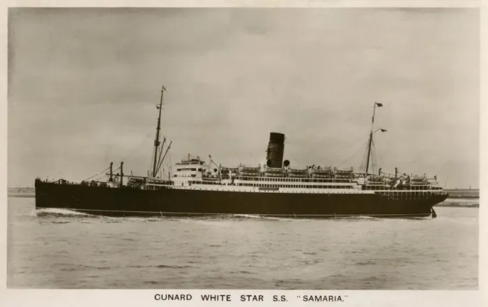 Framed Print : Steamship Samaria Framed Print : Steamship Samaria