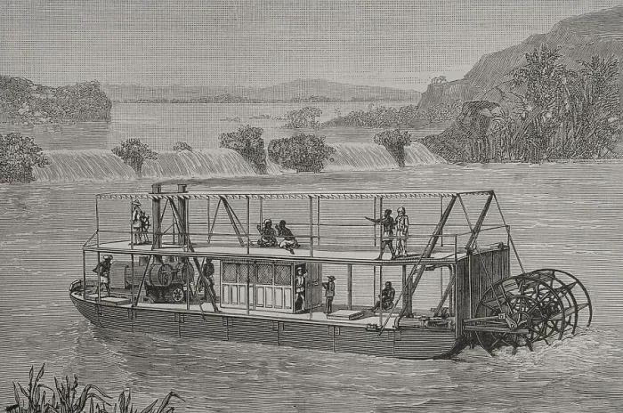 Framed Print : Steamship Stanley - E. A. Tilly Framed Print : Steamship Stanley - E. A. Tilly