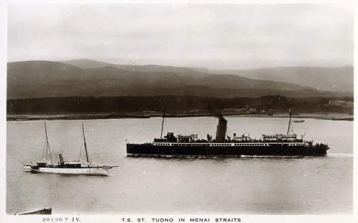 Framed Print : Steamship TS St Tudno of the LNWSC Framed Print : Steamship TS St Tudno of the LNWSC
