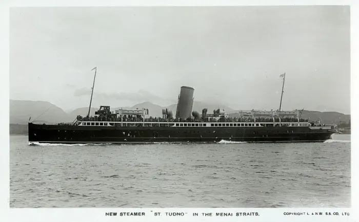 Framed Print : Steamship TS St Tudno of The LNWSC Framed Print : Steamship TS St Tudno of The LNWSC