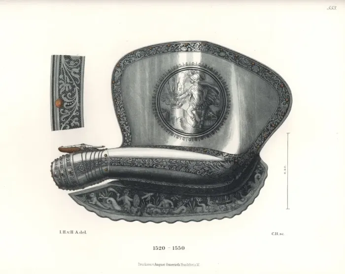 Framed Print : Steel buckler or shield for a Rennen joust, 16th century Framed Print : Steel buckler or shield for a Rennen joust, 16th century