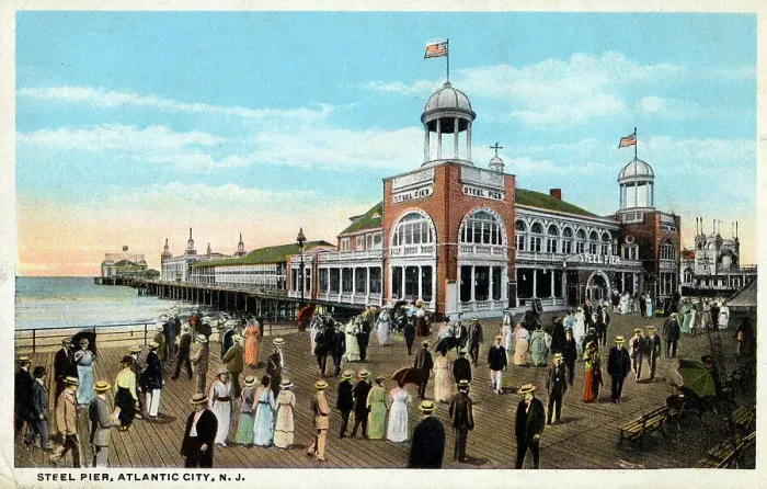 Framed Print : Steel Pier, Atlantic City, New Jersey, USA Framed Print : Steel Pier, Atlantic City, New Jersey, USA