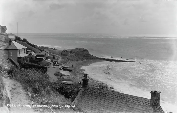 Framed Print : Steep Hill Cove, Ventnor Framed Print : Steep Hill Cove, Ventnor