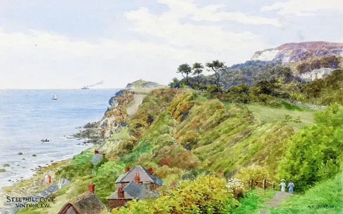 Framed Print : Steephill Cove, Ventnor, Isle of Wight Framed Print : Steephill Cove, Ventnor, Isle of Wight