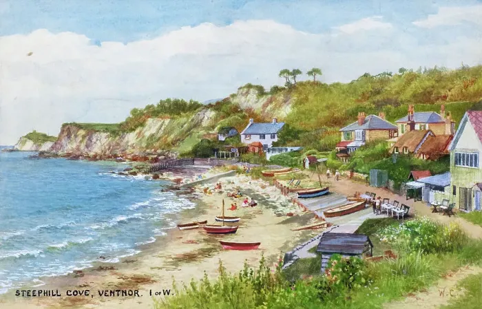 Framed Print : Steephill Cove, Ventnor, Isle of Wight Framed Print : Steephill Cove, Ventnor, Isle of Wight